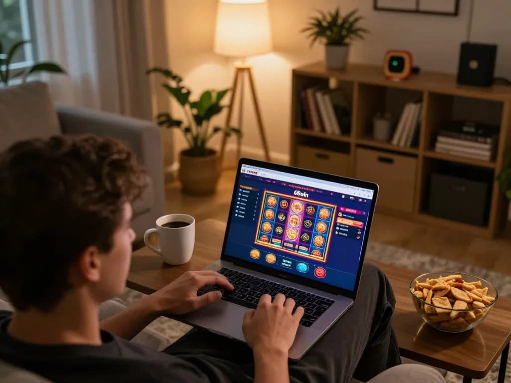 Experience the thrill of online gaming with 68win's live dealer features and colorful slots.