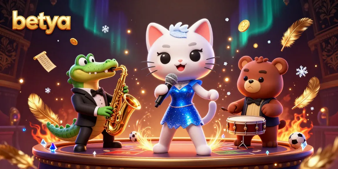 Betya sports betting scene with animated characters, vibrant details, and dynamic gaming elements