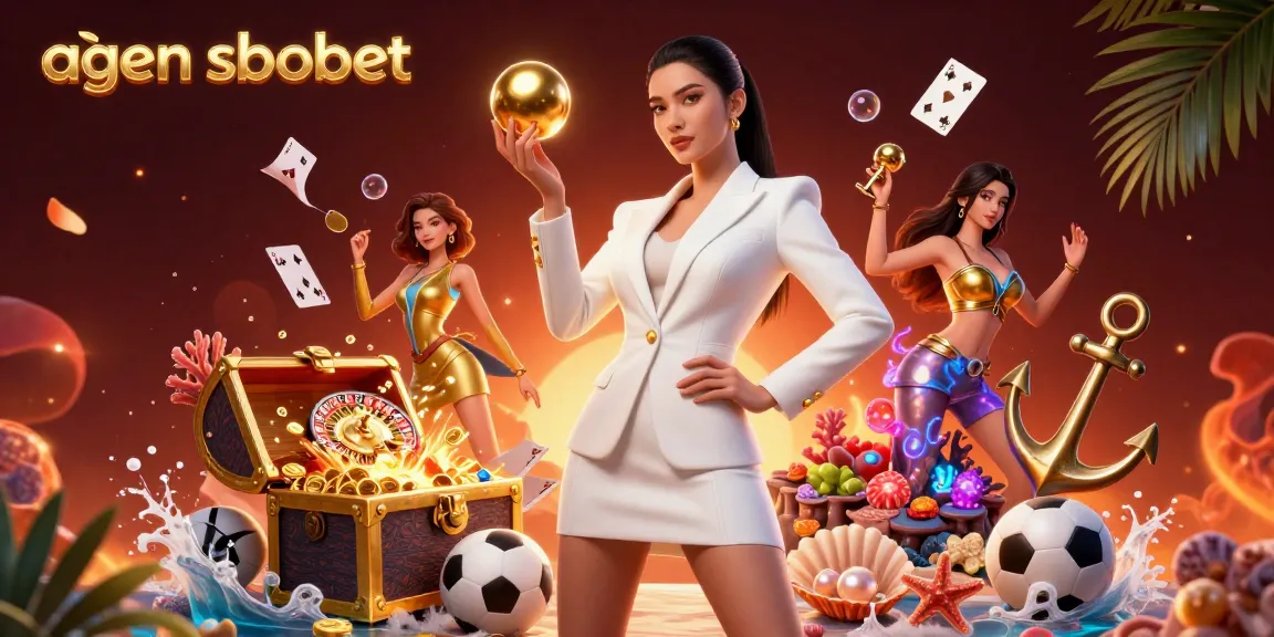 Bet on your favorites with agen sbobet featuring a confident woman holding a roulette ball amidst vibrant casino elements.