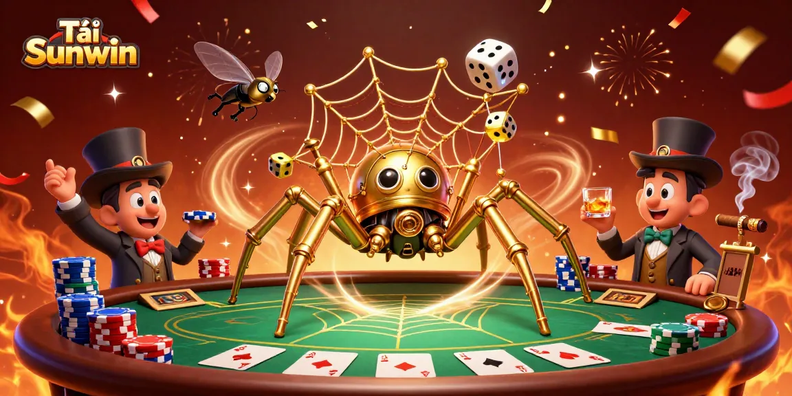 Tải Sunwin entices players with an engaging steampunk theme of gold and poker elements.