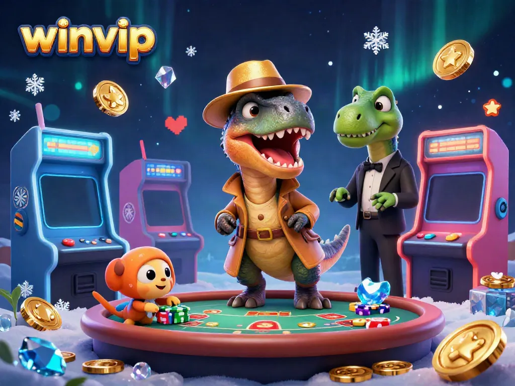 Engage with winvip at a blackjack table where a clever velociraptor tries to count cards.