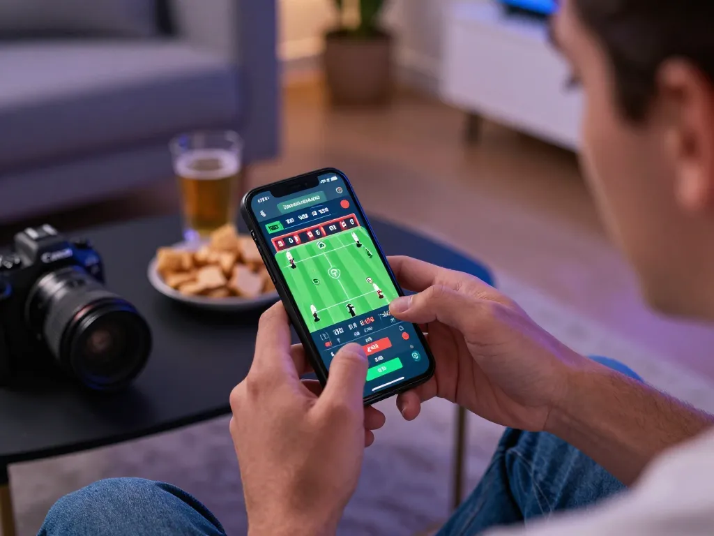 F168 user placing bets on mobile app during an exciting online sports betting session