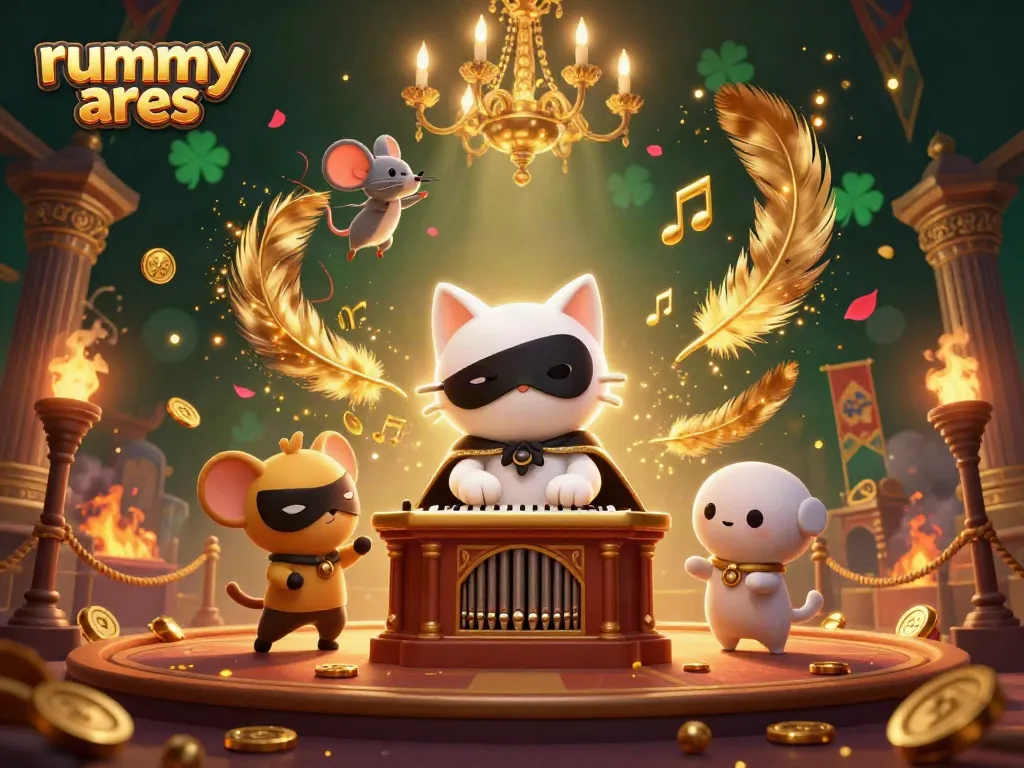 Engage in thrilling online rummy gameplay with Rummy Ares, where strategy meets excitement in a vibrant casino atmosphere.
