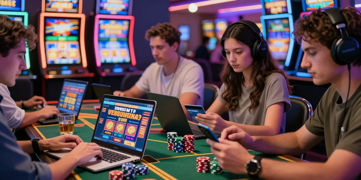 Exciting gameplay at credit card casinos showcasing players engaging with online slots and using Mastercard for deposits.