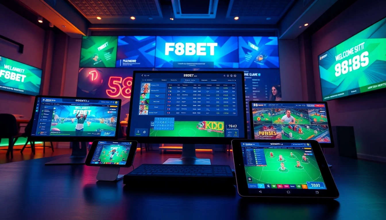 Engaging online betting scene on F8BET showcasing diverse gaming options at https://f8beta2.support/.