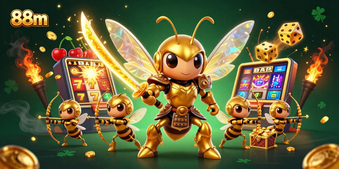Experience winning moments with 88m's thrilling gaming action across vibrant slot games.