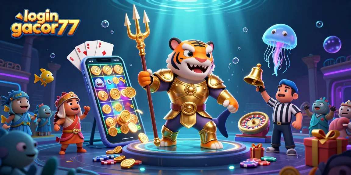 Login gacor77 sambil memenangkan permainan slot seru di kasino online.
