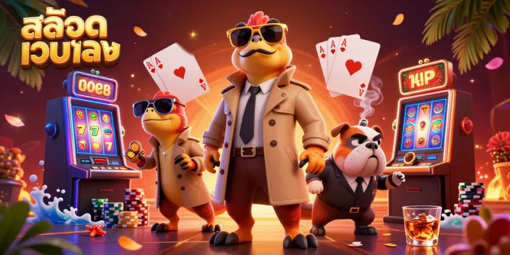 เล่นเกมสล็อตเว็บตรงในคาสิโนด้วยกราฟิกการ์ตูน 3D ที่น่าตื่นเต้น