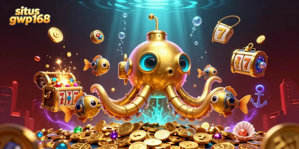 Pengalaman bermain situs gwp168 dengan karakter bawah laut menghadirkan slot yang memukau dan peti harta karun penuh emas.