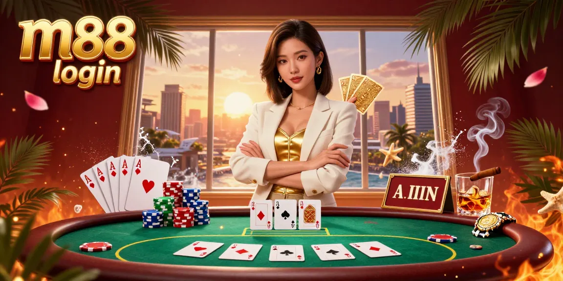 Rasakan sensasi m88 login di lingkungan casino kami yang elegan dengan aksi poker dinamis dan suasana menakjubkan.