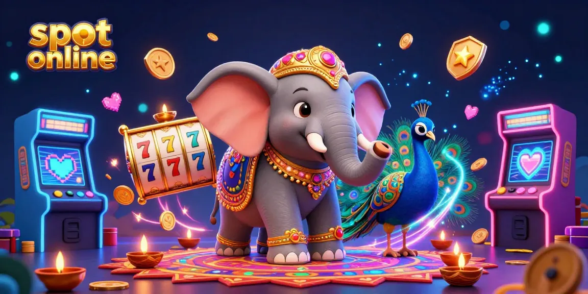 Engage with slot online adventures featuring colorful characters and vibrant game elements in an exciting casino scene.