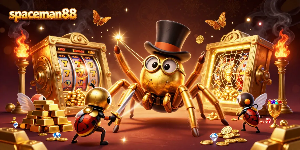 Experience exciting gameplay with spaceman88's slots and jackpots in a vibrant casino world.