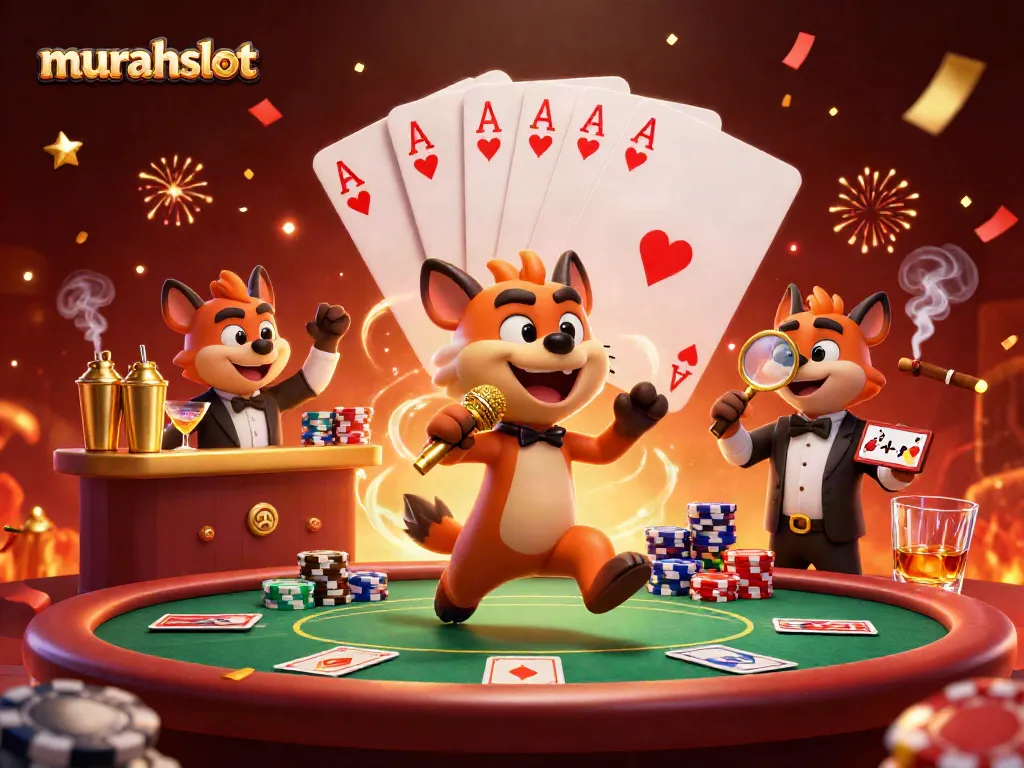 Menangkan jackpot di murahslot dengan suasana kasino yang ceria dan penuh energi