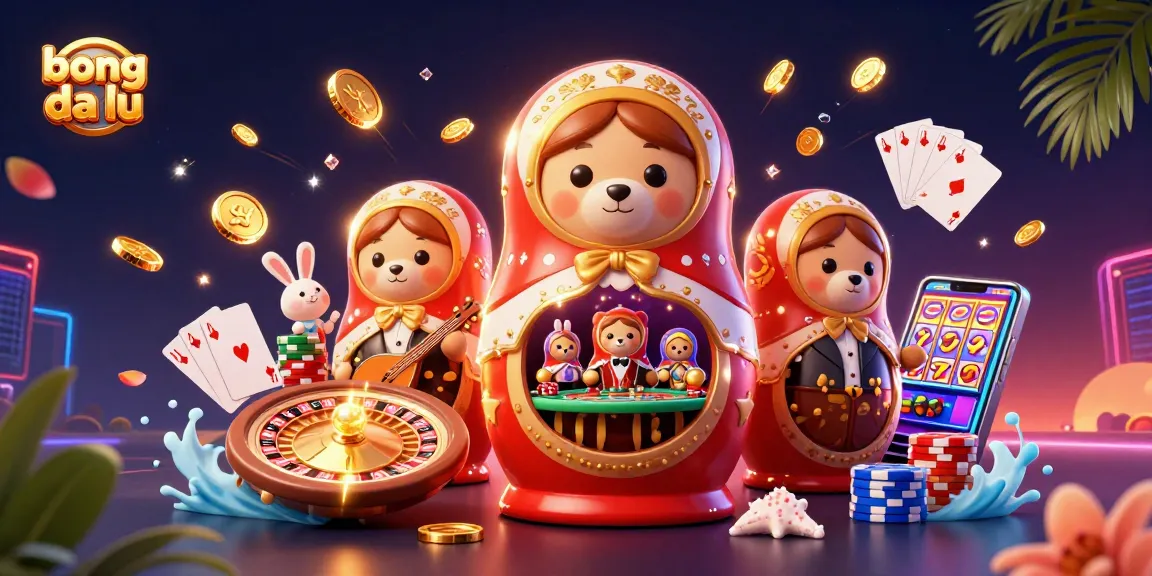 Experience excitement with bong da lu's vibrant casino scene, showcasing thrilling gambling elements.