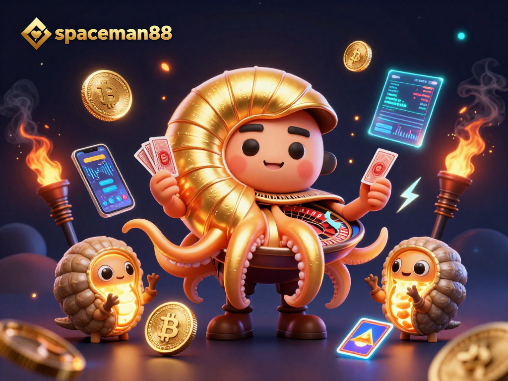 Spin and win at spaceman88 with 3D slots and crypto-inspired visual elements!