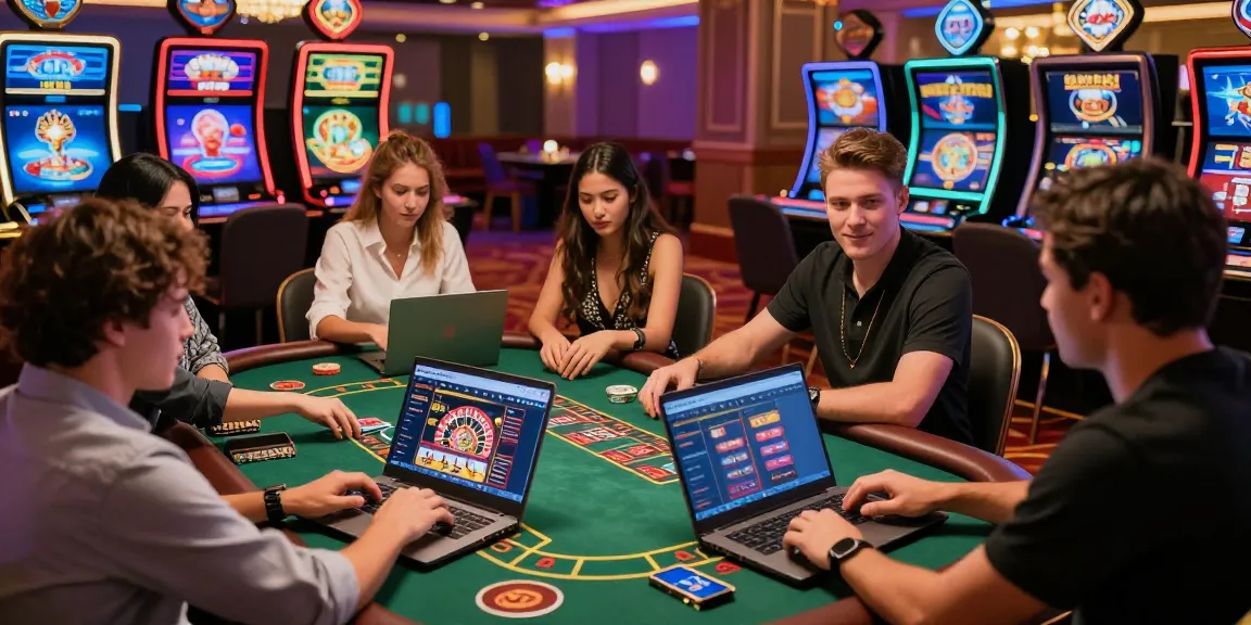 Pajaktoto resmi live casino online atmosphere with diverse players engaging in games.