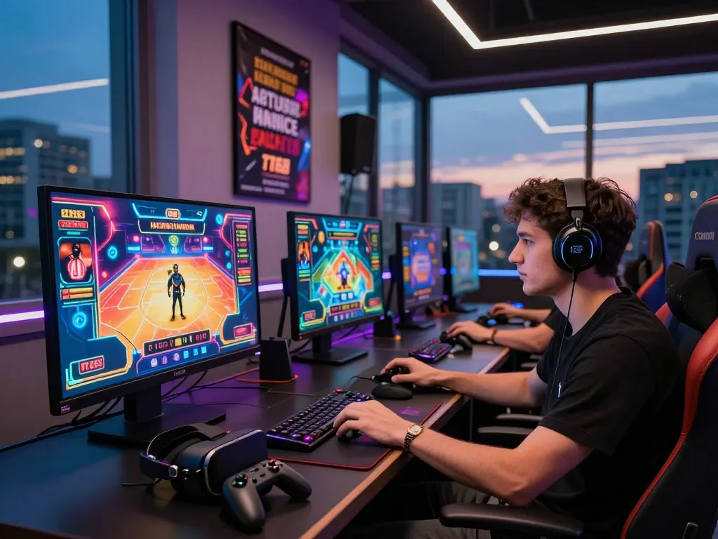 TT88 online gaming experience with player engaging in casino live games in a vibrant, energetic setup.
