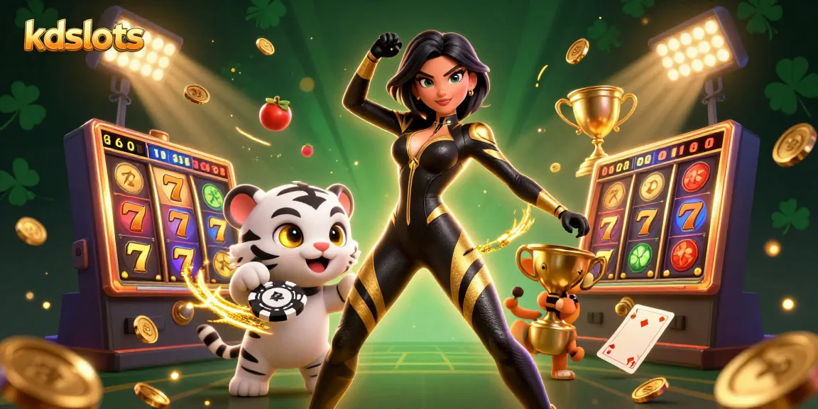 Experience exciting slot action at kdslots with vibrant 3D characters and dynamic gaming elements.
