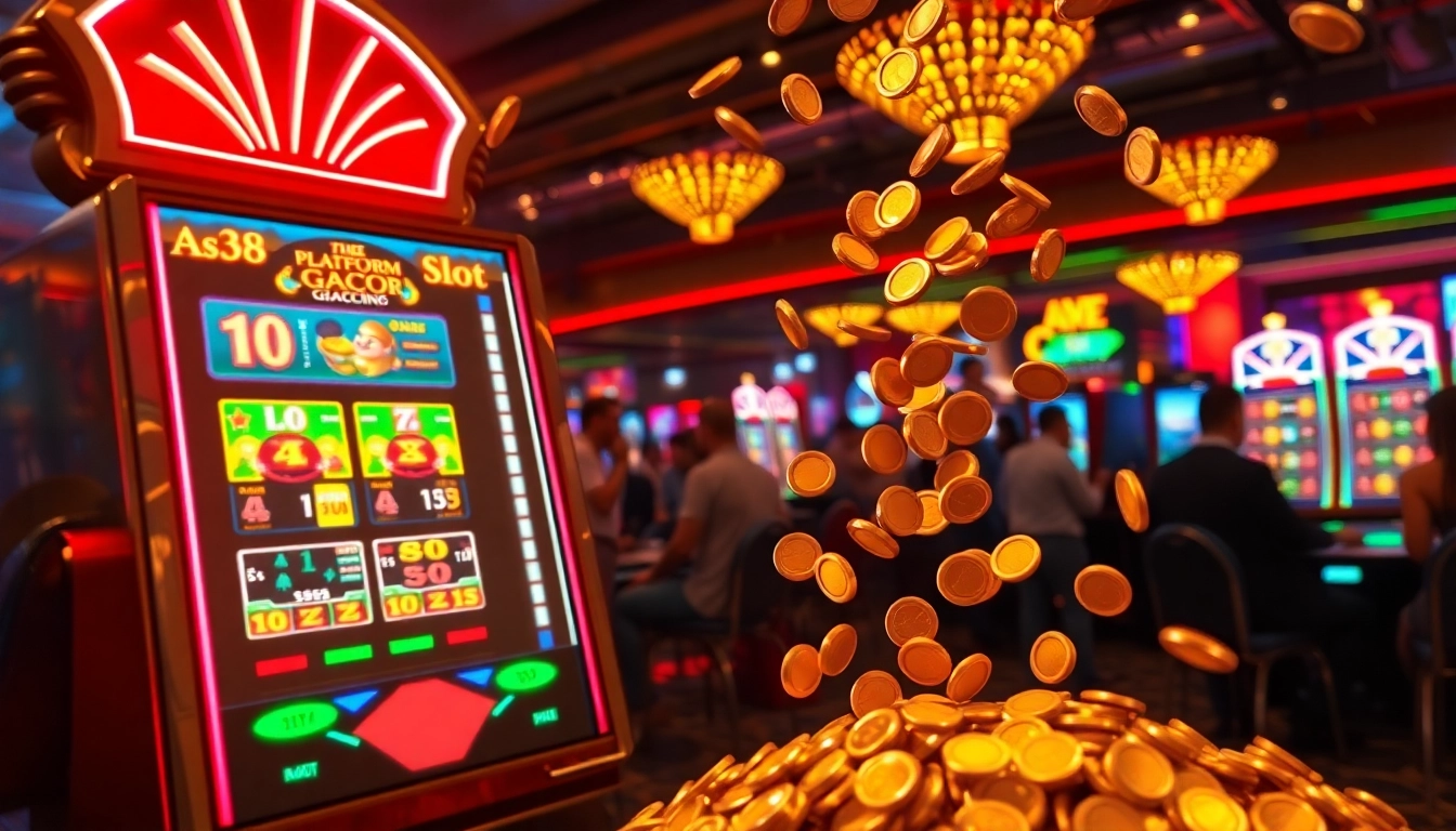 Engaged players enjoying the as38 platform slot gacor casino experience, filled with excitement and winnings.