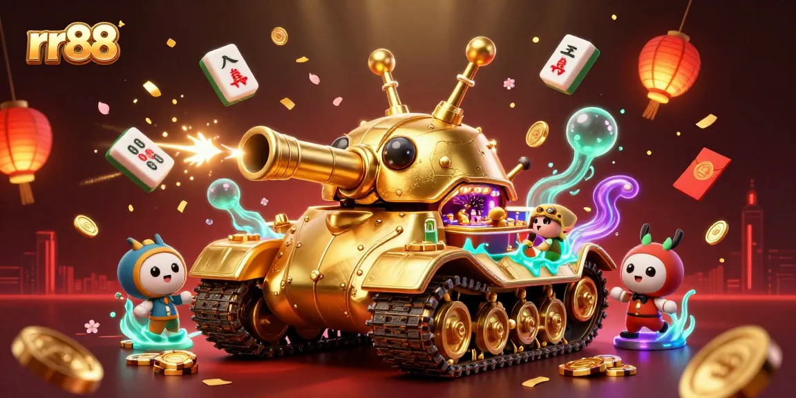 Experience the thrill of rr88 gaming as colorful casino elements explode in celebration.