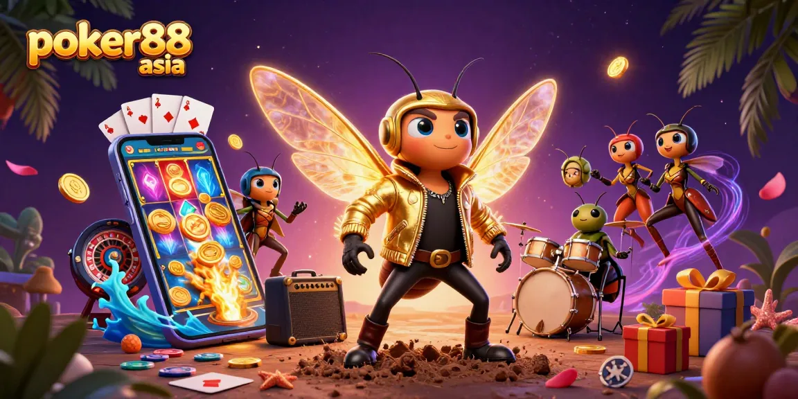 Mainkan poker88 asia dengan semangat dari cicada rock star di kasino virtual yang penuh aksi.