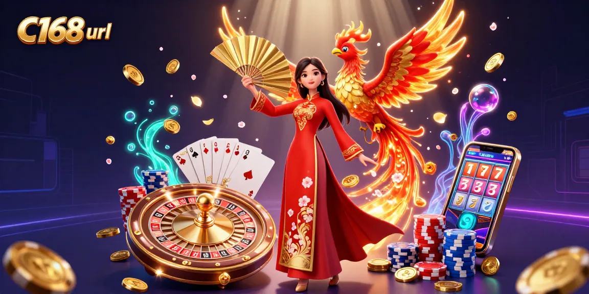 Experience thrilling gameplay with C168 url, showcasing vibrant scenes of dynamic casino action.