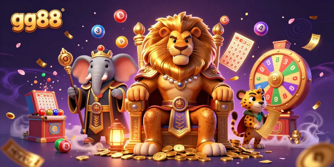 Engage with gg88 for thrilling lottery excitement featuring colorful bouncing balls and festive games