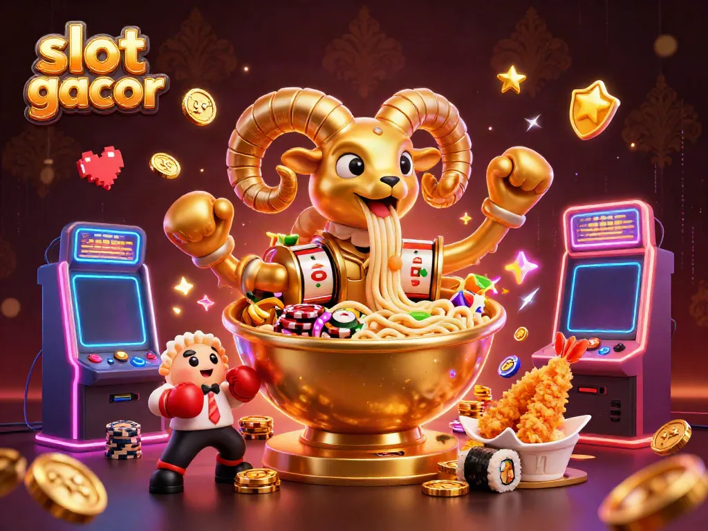 Slot gacor: Menggambarkan pengalaman slot yang menarik dengan karakter konyol dalam kasino.