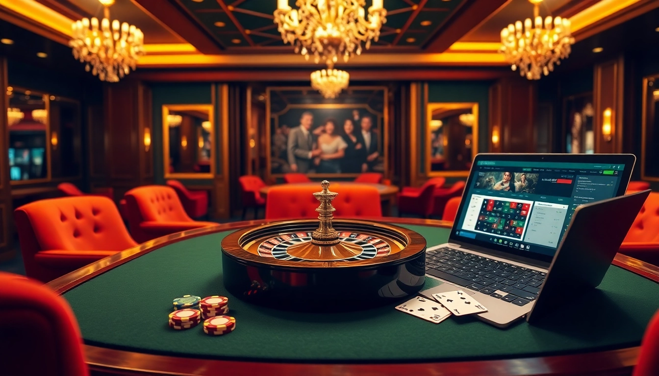 SBOBET link alternatif displayed on an elegant gaming table during an exciting casino night.