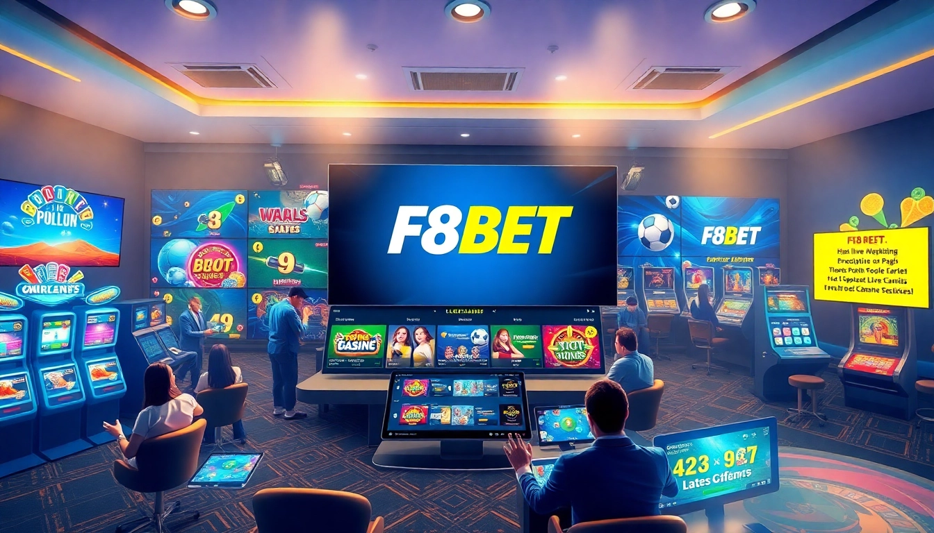Experience the excitement at https://f8bet.io/ with a vibrant online betting interface showcasing diverse gaming options.