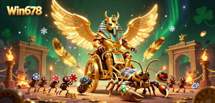Win678 players enjoy an exciting 3D gaming experience with action-packed elements and glowing details.